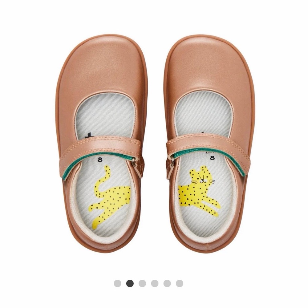 Ten Little Mary Jane Shoes in Rose Gold
